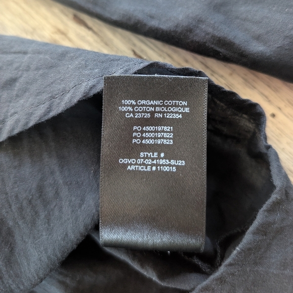 Aritzia Wilfred Free Lyra Blouse Women's Small Black - Picture 6 of 8